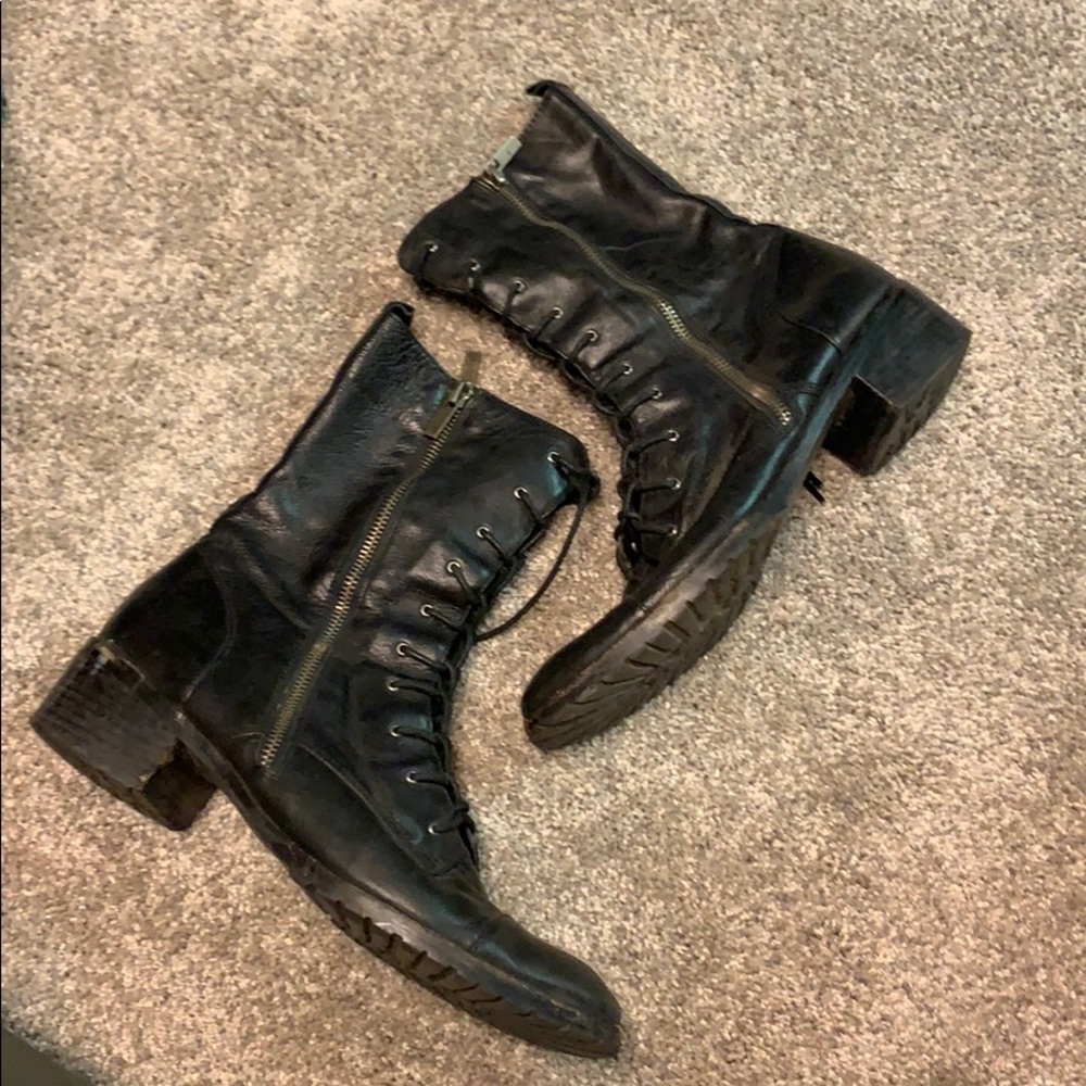 Dolce Vita Distressed Moto Boots Size 10